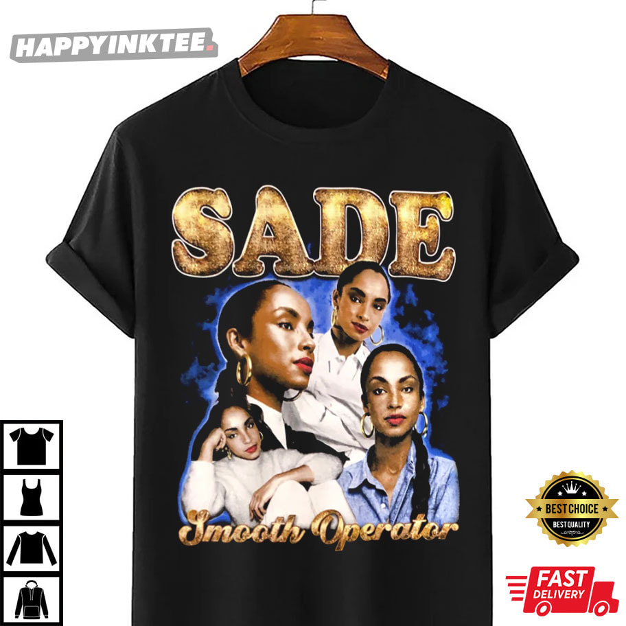 Sade Adu シャーデーTシャツ Smooth Operator イギリス - Tシャツ