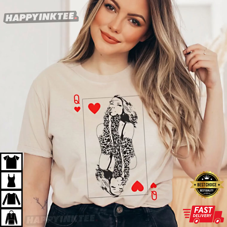 Shania Twain Queen Of Hearts Poker Card Best T-Shirt