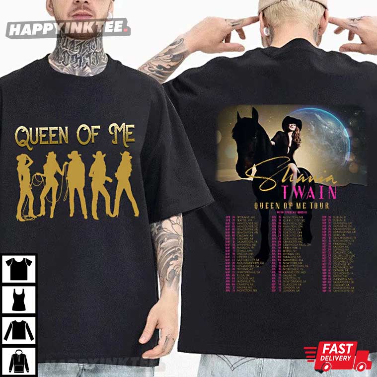 Shania Twain Queen Of Me Tour 2023 T-Shirt