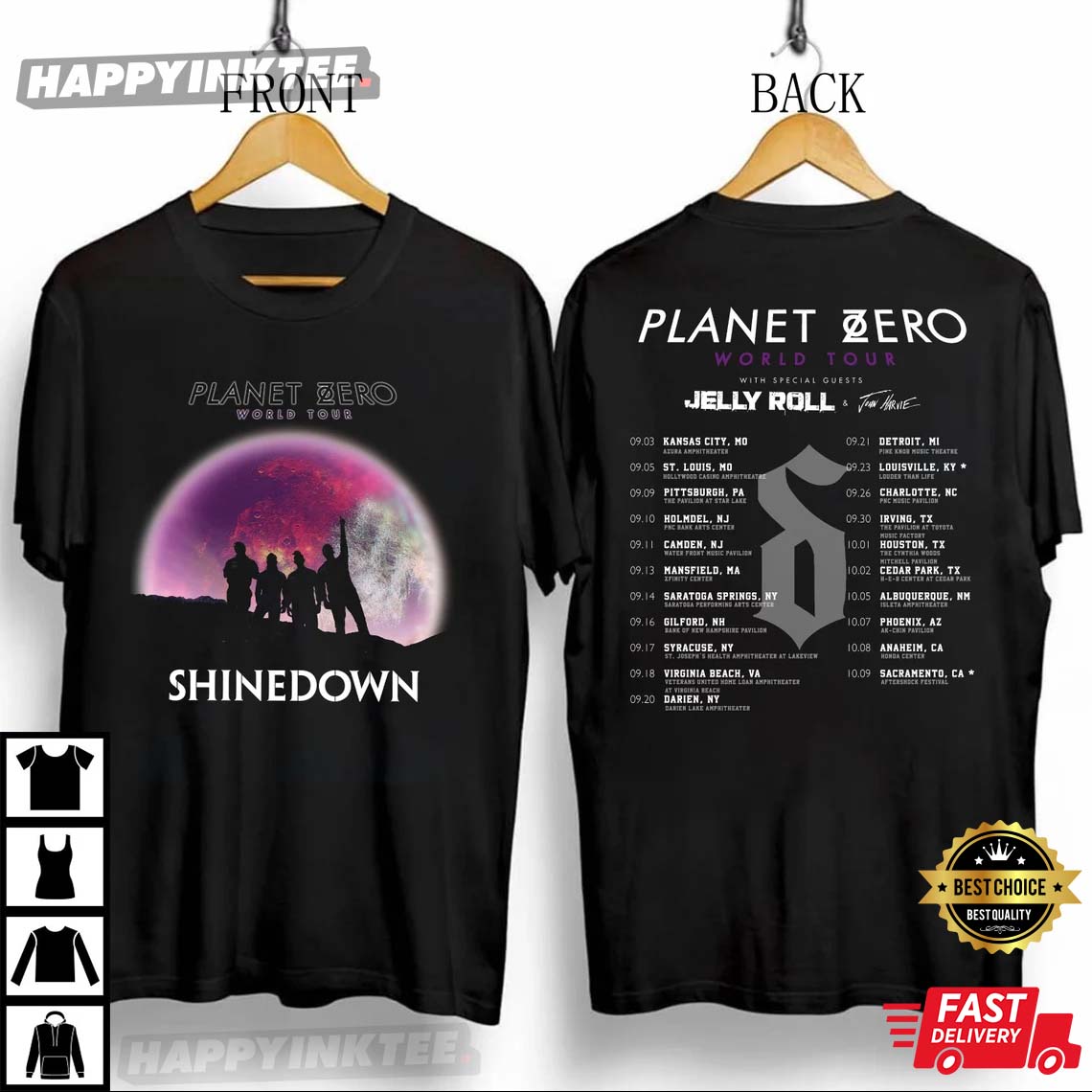 Shinedown 2022 Tour Gift For Fan T-Shirt