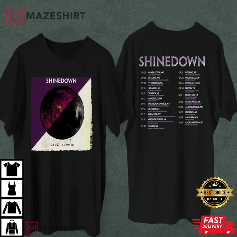 Shinedown Planet Zero, Shinedown Tour Gift T-Shirt