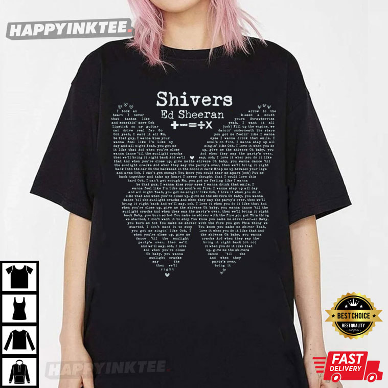 Shivers Ed Sheeran 2023 Tour T-Shirt