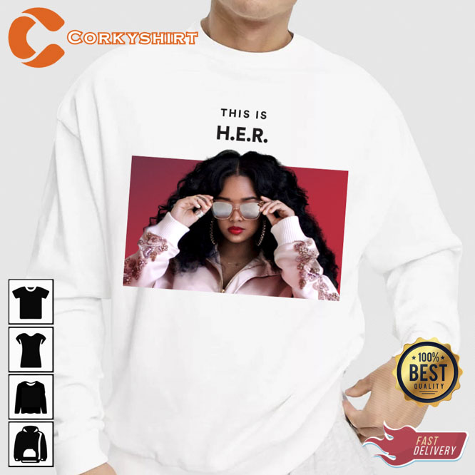 Singer And Songwriter H.E.R Concert 2023 T-shirt Design