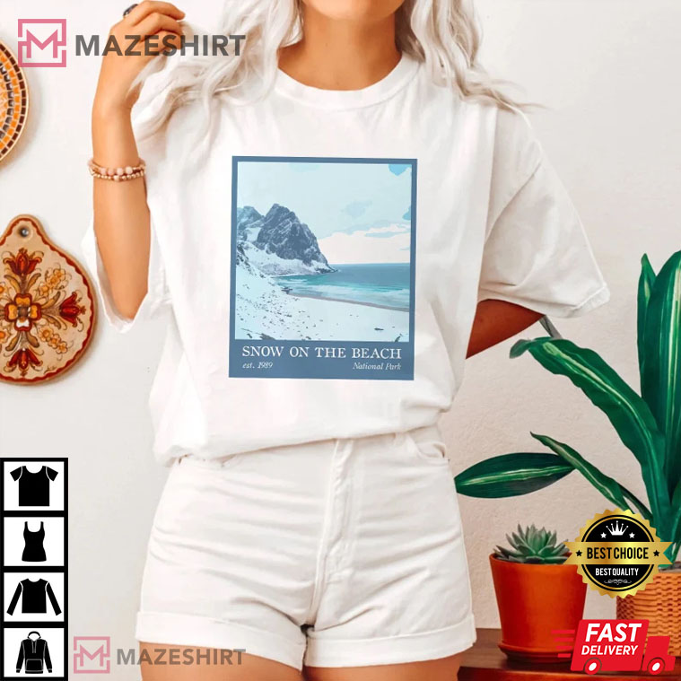 Snow On The Beach National Park 1989 T-shirt