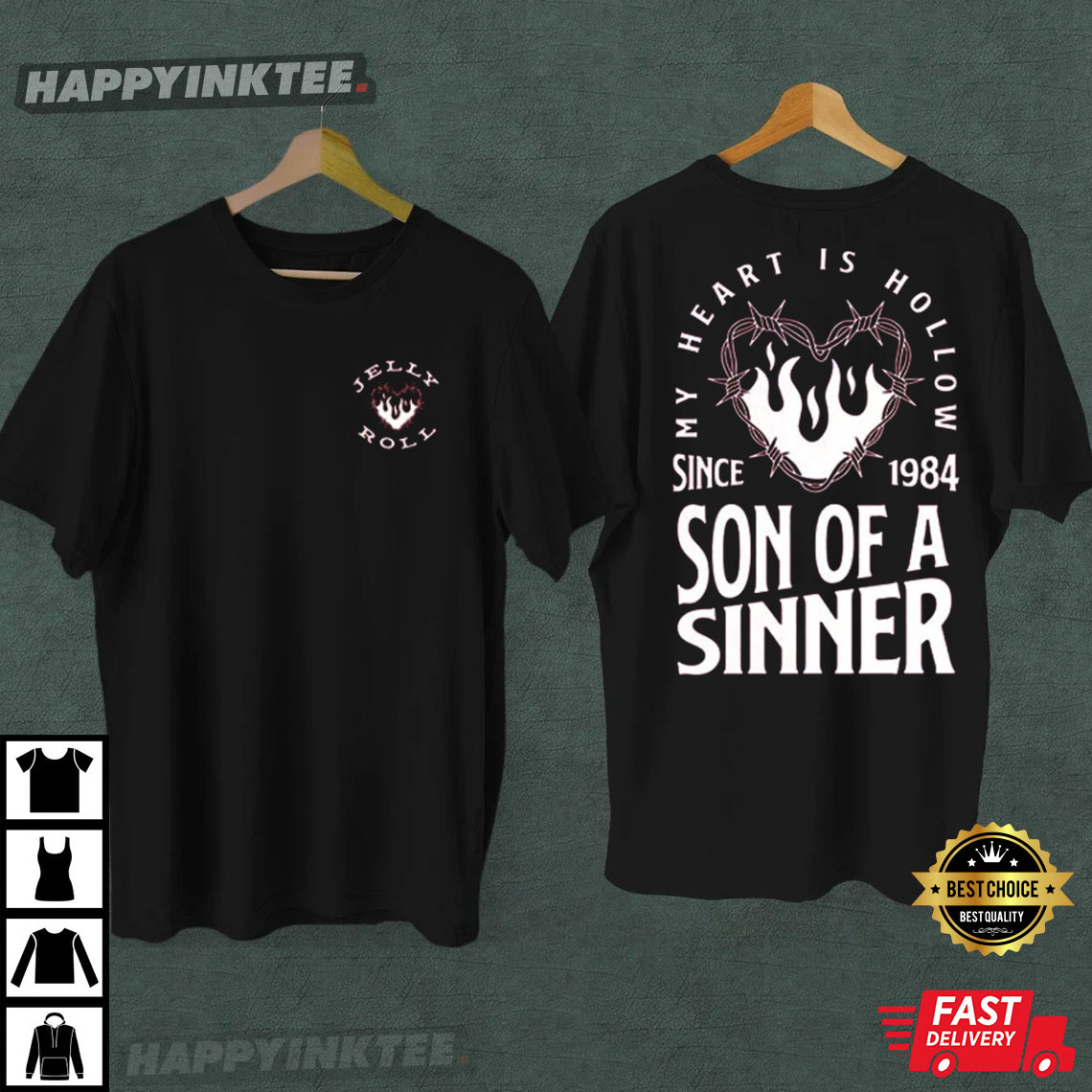 Son Of A Sinner Jelly Roll Vintage Best T-shirt