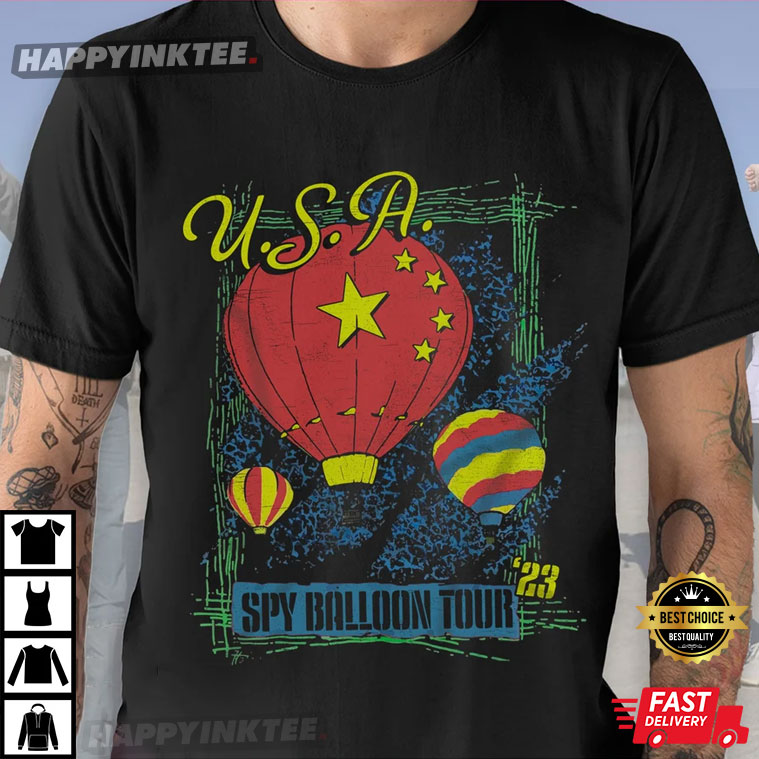 Spy Balloon U.S.A. Tour 2023 T-Shirt - Bring Your Ideas, Thoughts And Imaginations Into Reality Today