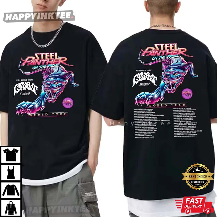 Steel Panther On The Prowl World Tour T-Shirt