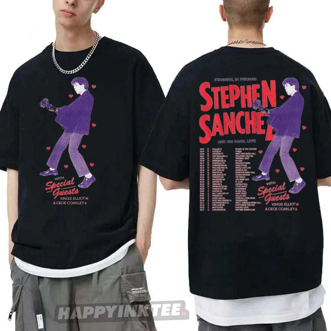 Stephen Sanchez 2023 Tour Merch T-Shirt