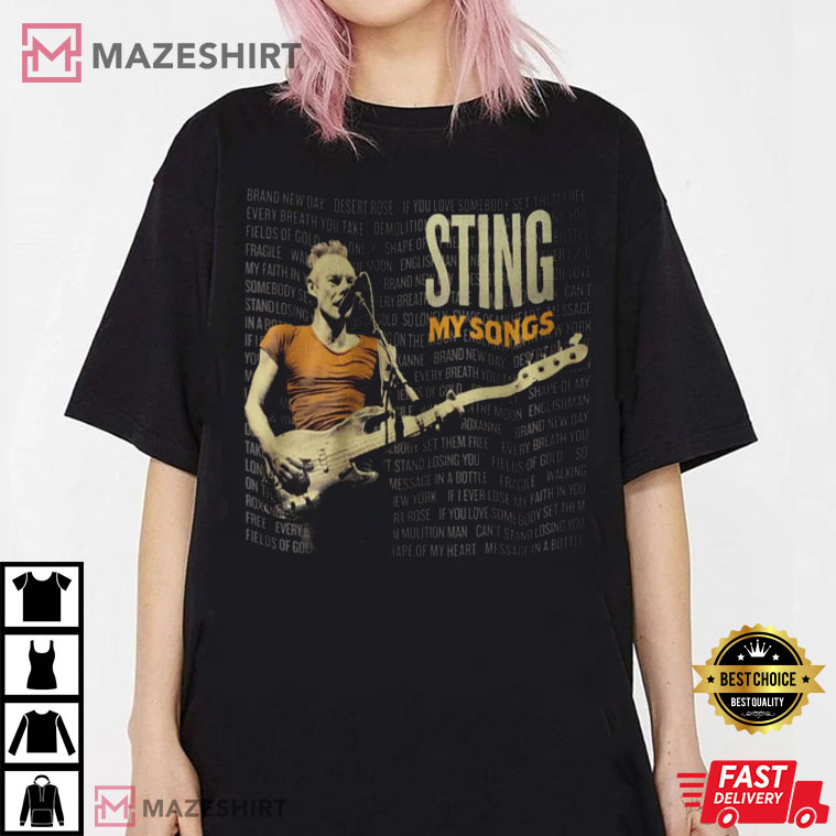 Sting My Songs Merch Unisex Best T Shirt