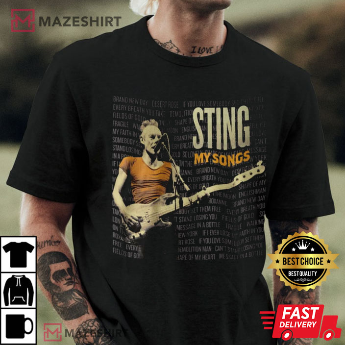 Sting My Songs Merch Unisex Best T Shirt