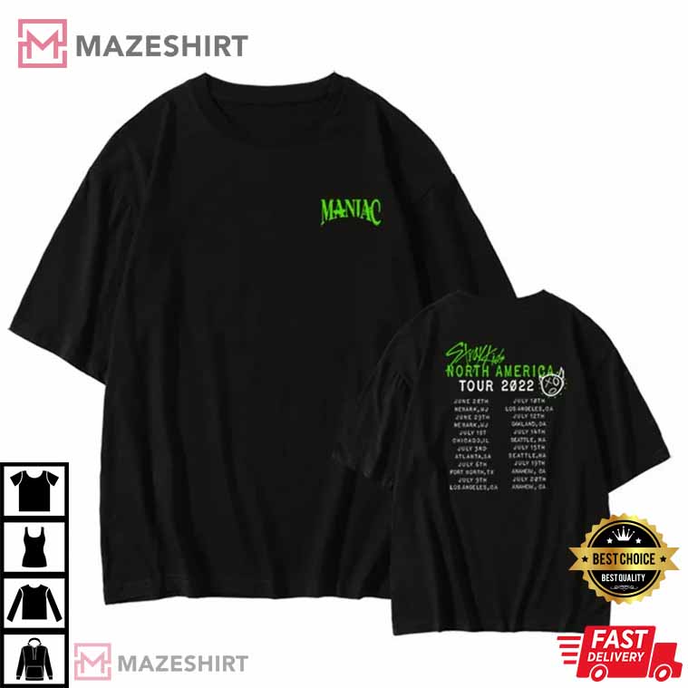 Stray Kids Maniac Concert Tour Best T-Shirt