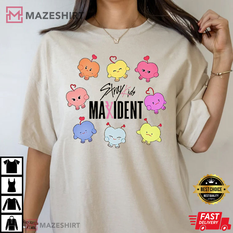 STRAY KIDS 스트레이 키즈 'MAXIDENT' MERCHANDISE (T-SHIRT