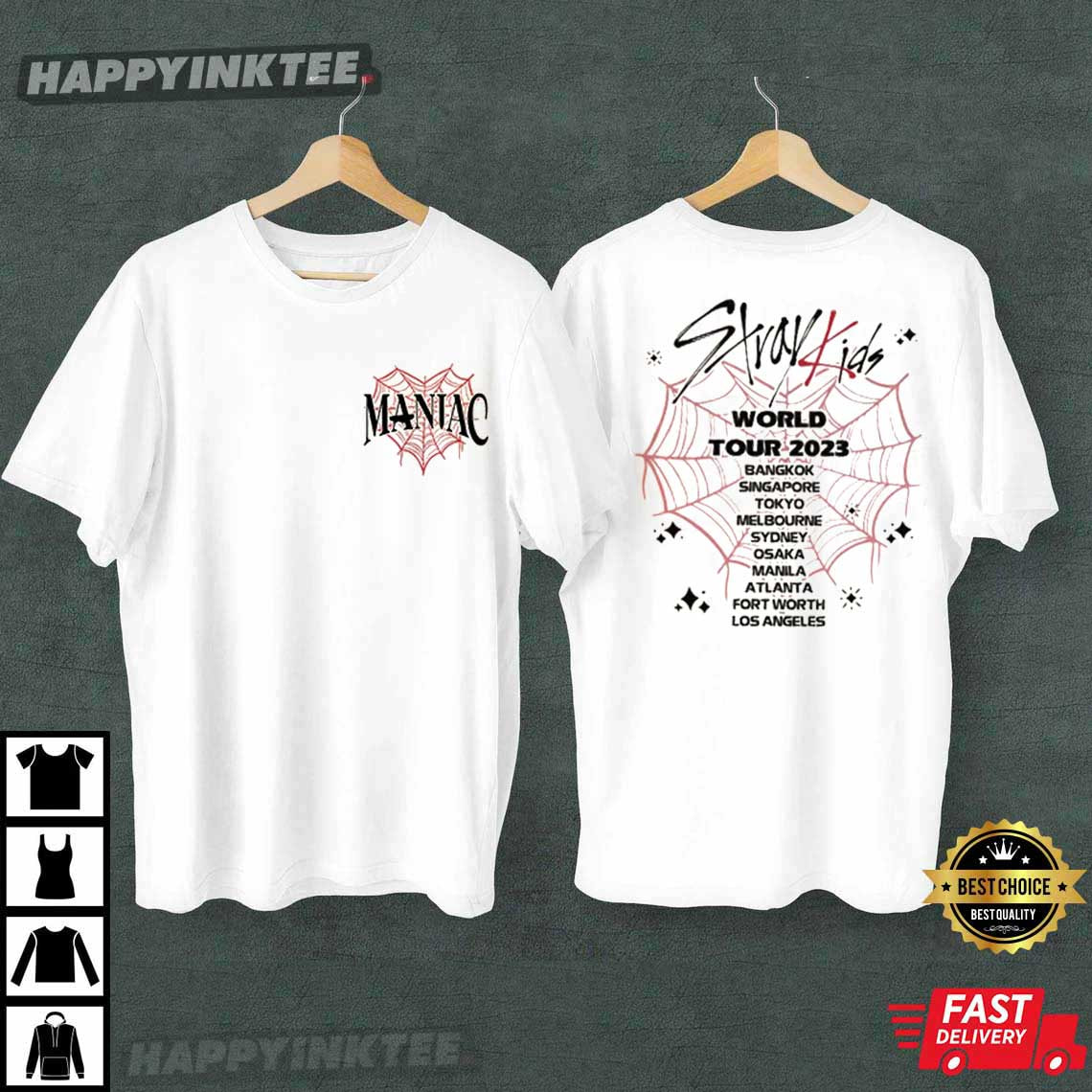 Stray Kids World Tour 2023 Gift For Fan T-Shirt - Bring Your Ideas,  Thoughts And Imaginations