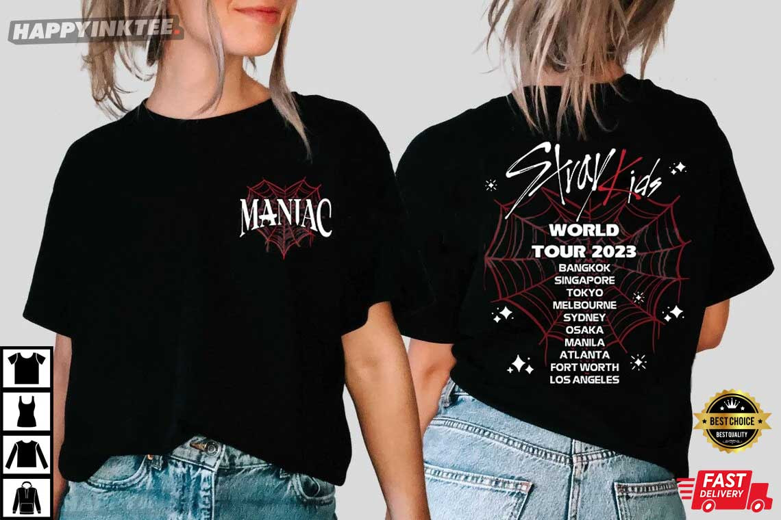 Stray Kids World Tour 2023 Gift For Fan T-Shirt - Bring Your Ideas, Thoughts And Imaginations Into Reality Today