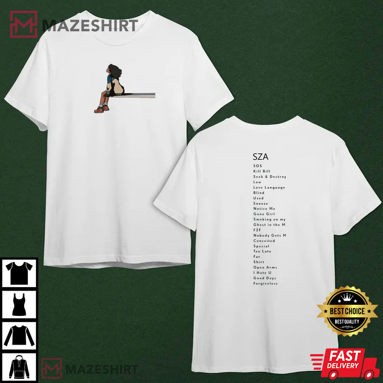 Sza SOS Tracklist New Album Vintage Sza Fan Gift T-Shirt