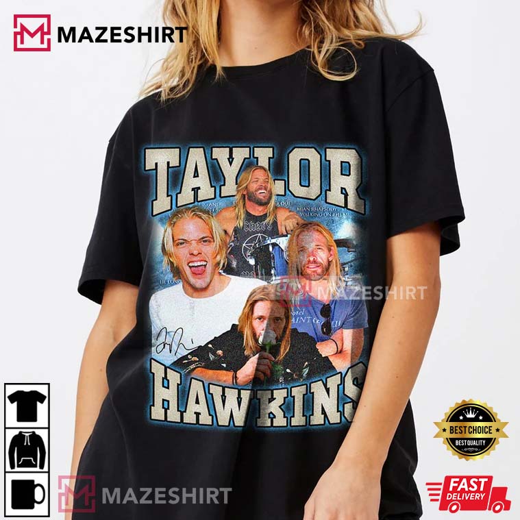 Taylor Hawkins Foo Fighters Vintage Memory Gift For Fan T-Shirt