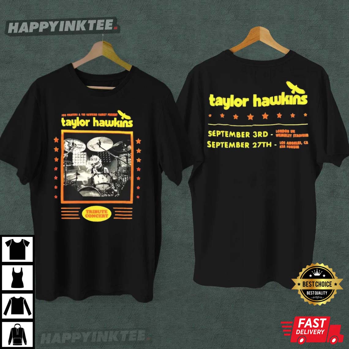 Taylor Hawkins La London 2022 Shirt, Taylor Hawkins Tribute Concert