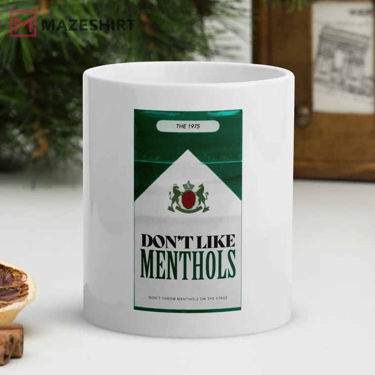 The 1975 Inspired Art Don't Like Menthols Mug, Matty Healy Best Mug