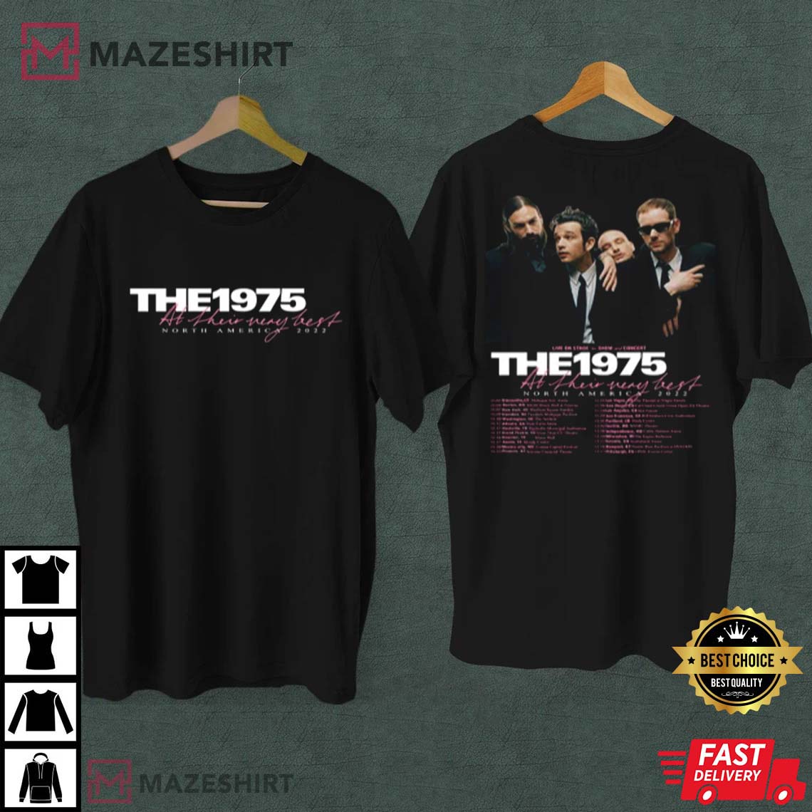 The 1975 North America Tour 2022 Best T-Shirt