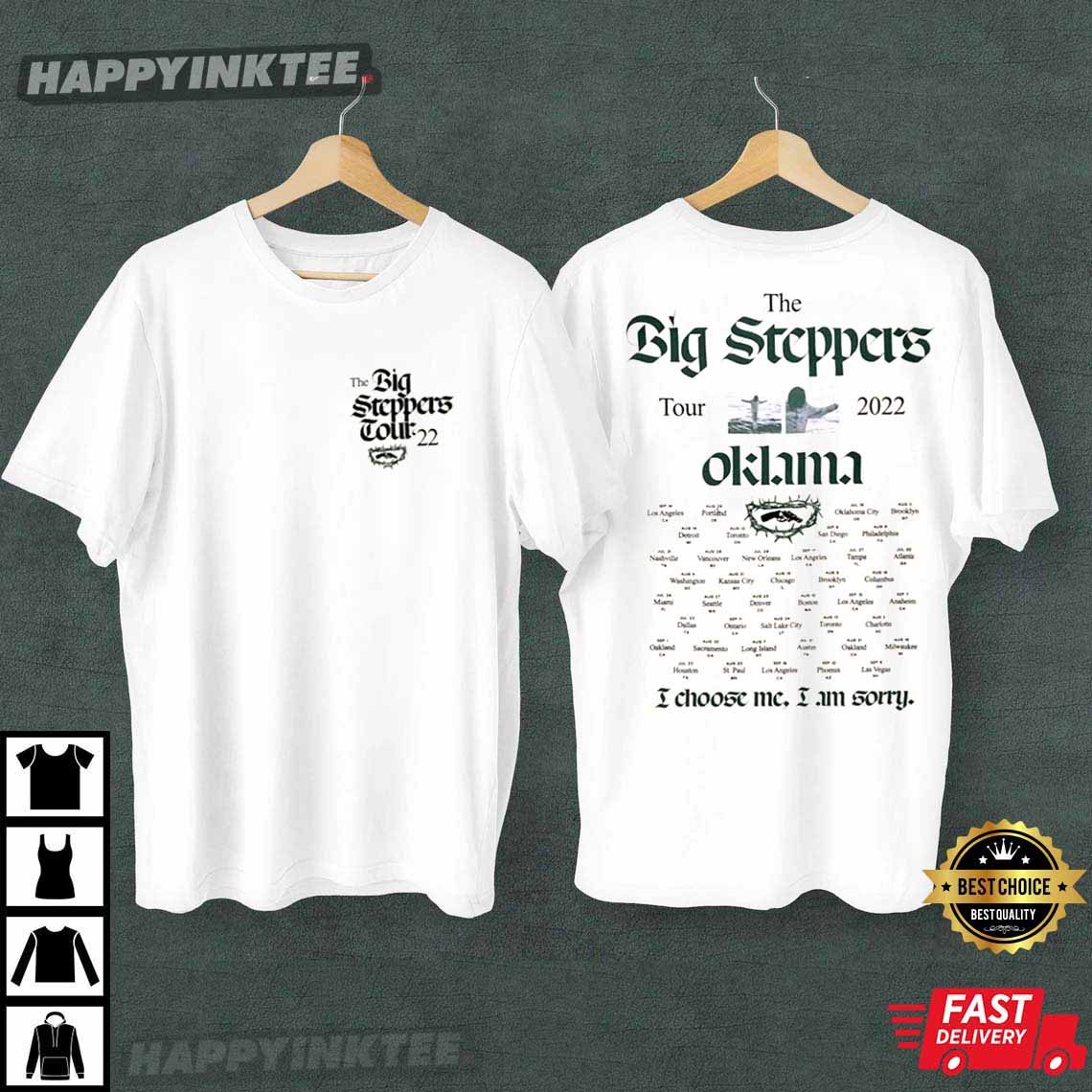 The Big Steppers Tour Okalama 2022 T-Shirt