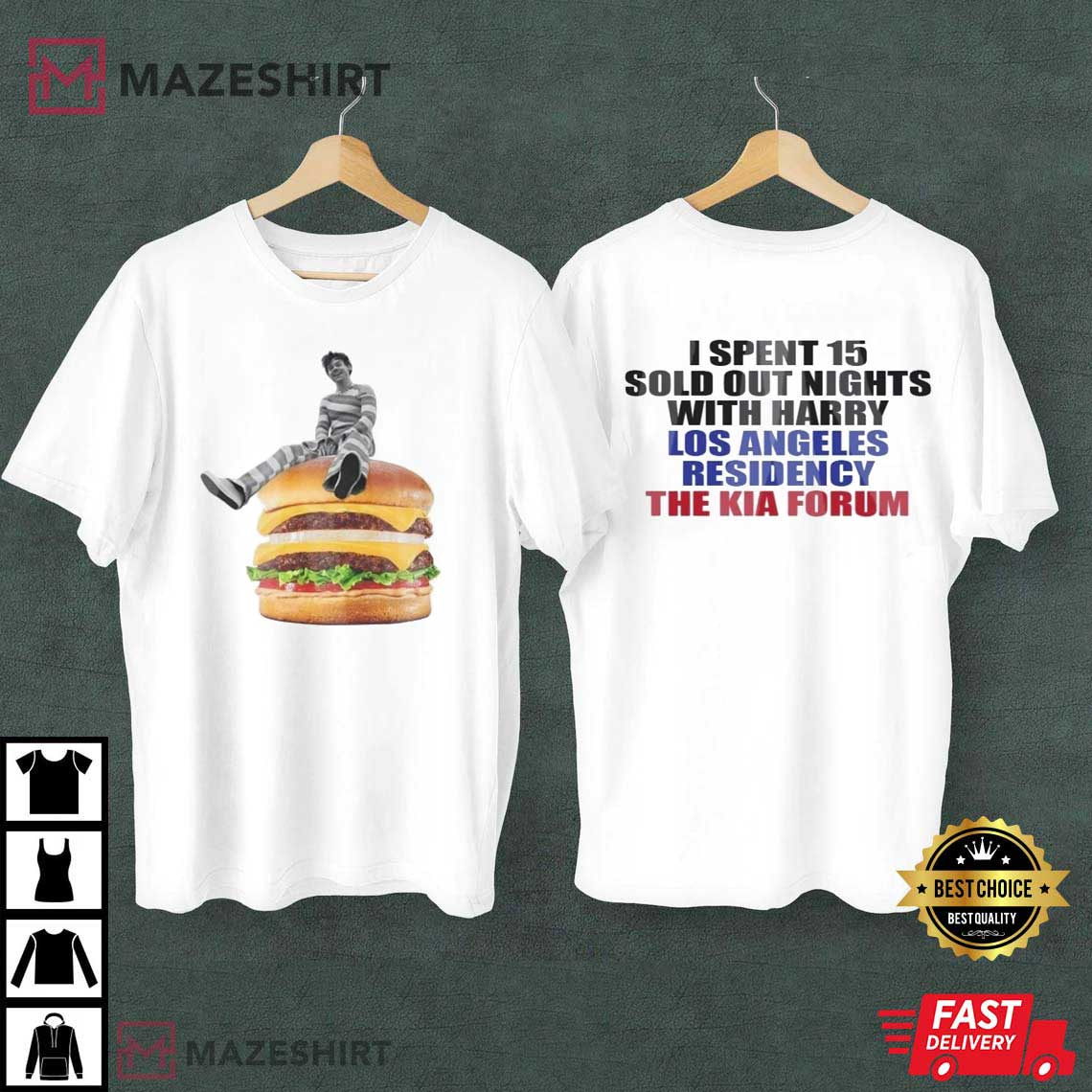 The Burger, I Spent 15 Sold Out Nights T-Shirt