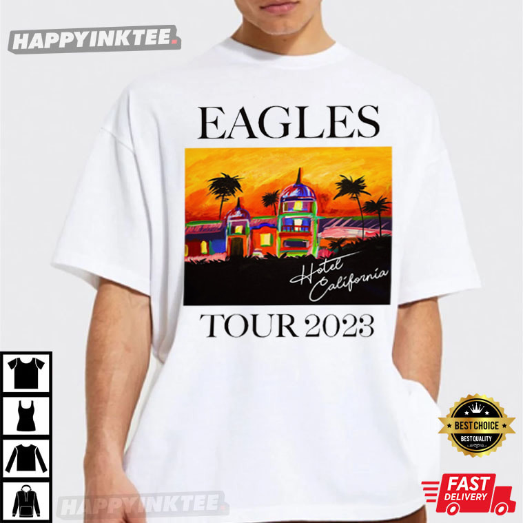 The Eagles Band Shirt, Hotel California Vintage Unisex T-shirt Short Sleeve