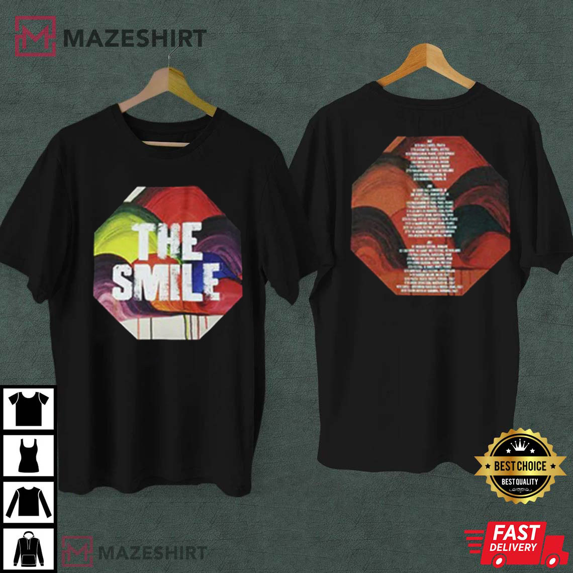 The Smile Tour North American Tour 2022 Best T-Shirt