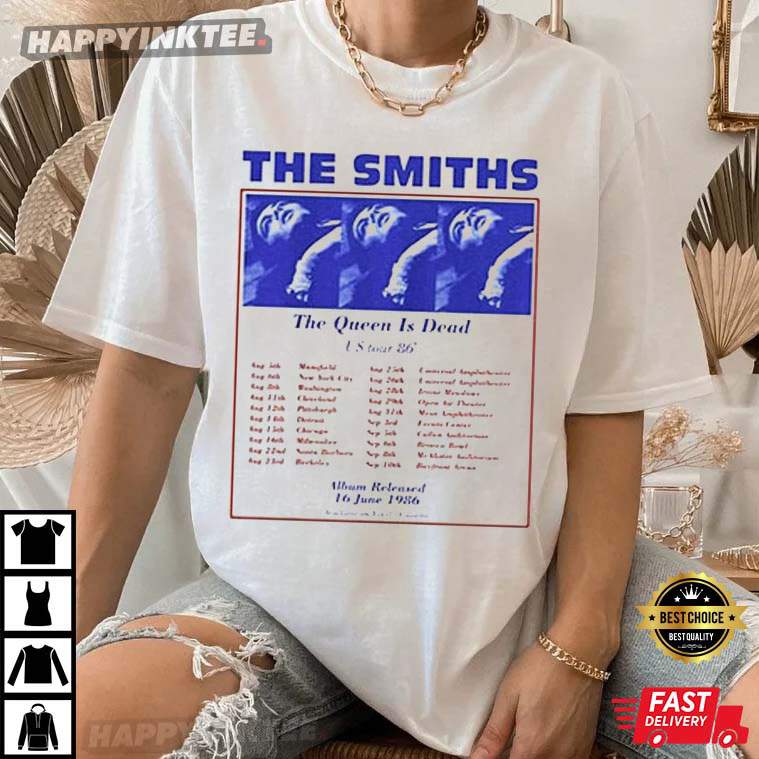 The Smiths Us Tour 86 Queen Is Dead T-Shirt