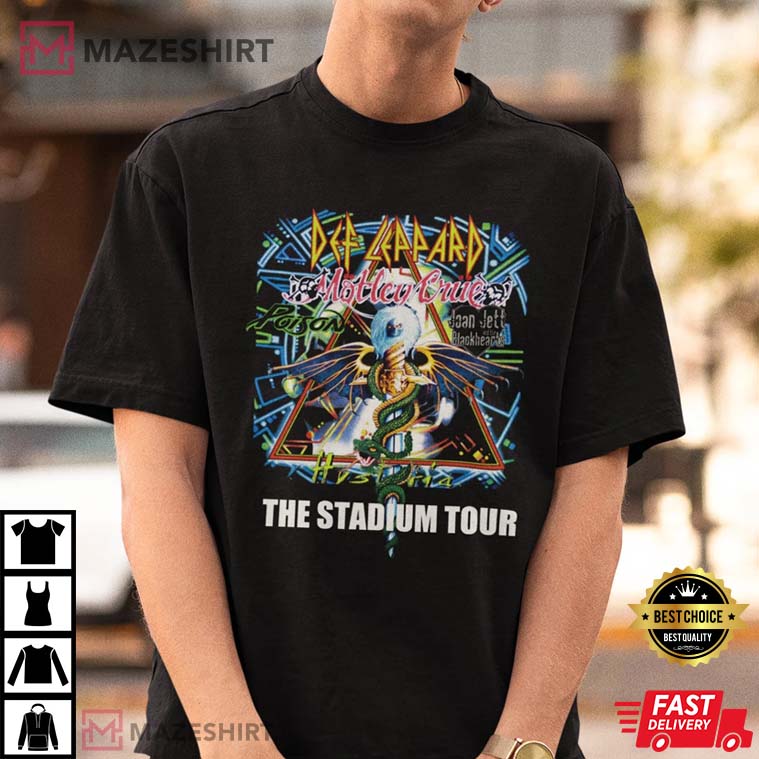 The Stadium Tour 2022, Motley Crue, Def Leppard Best Shirt