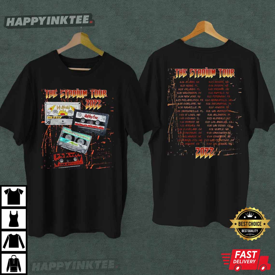 The Stadium Tour 2022 Motley Crue Gift For Fan T-Shirt