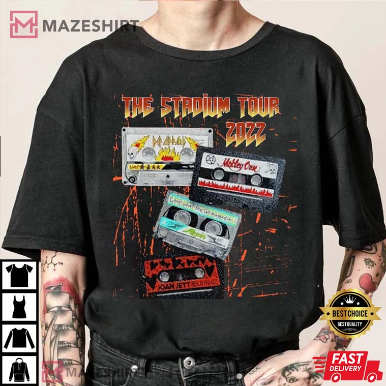 The Stadium Tour 2022 Motley Crue Gift T-Shirt