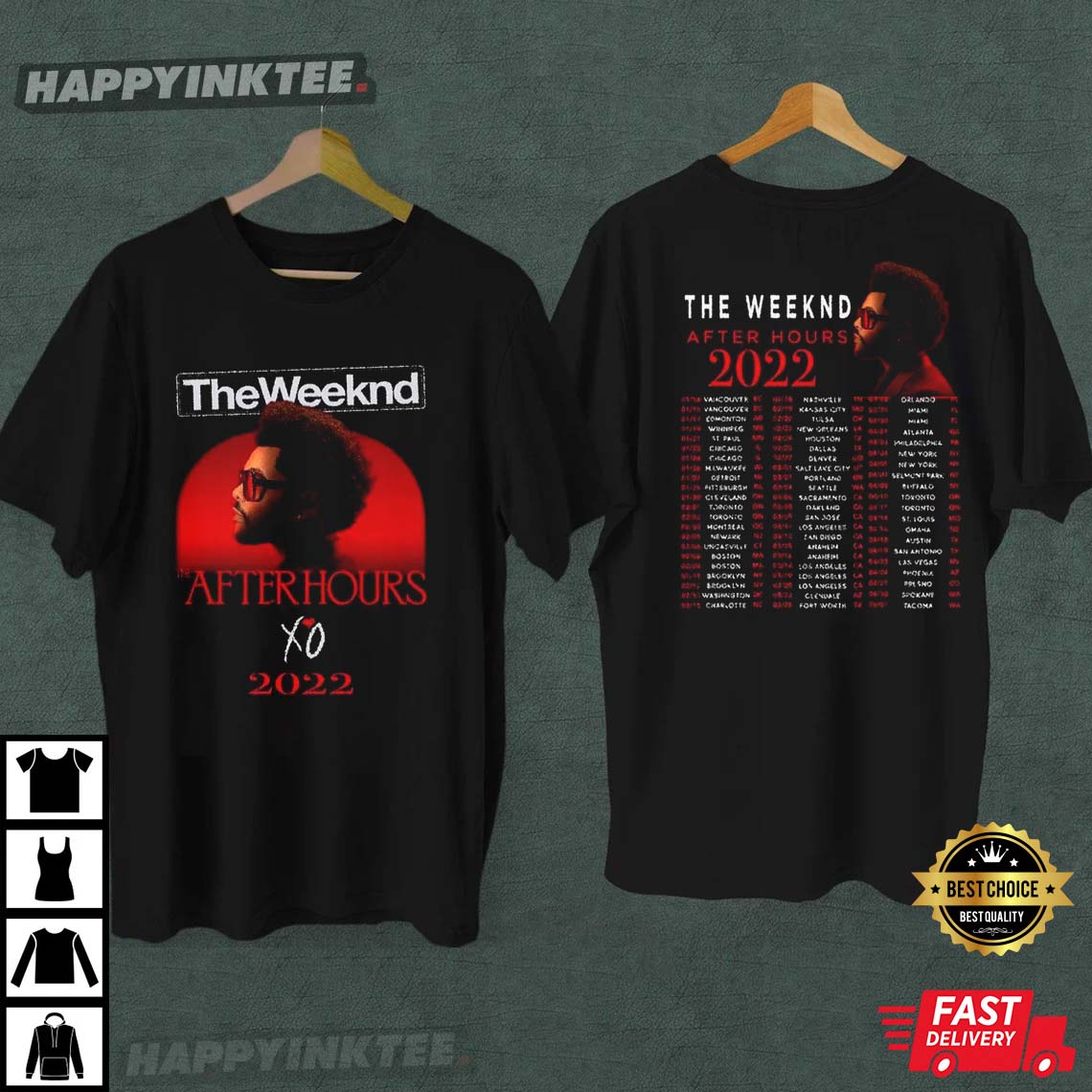 The Weeknd After Hours Til Dawn Stadium Tour 2022 Gift For Fan T-Shirt