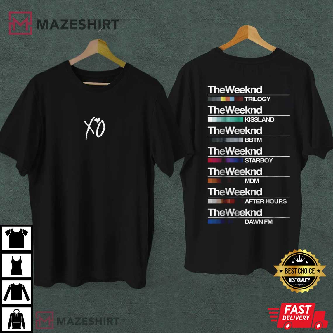 The Weeknd Albums XO Merch Unisex Best T-Shirt