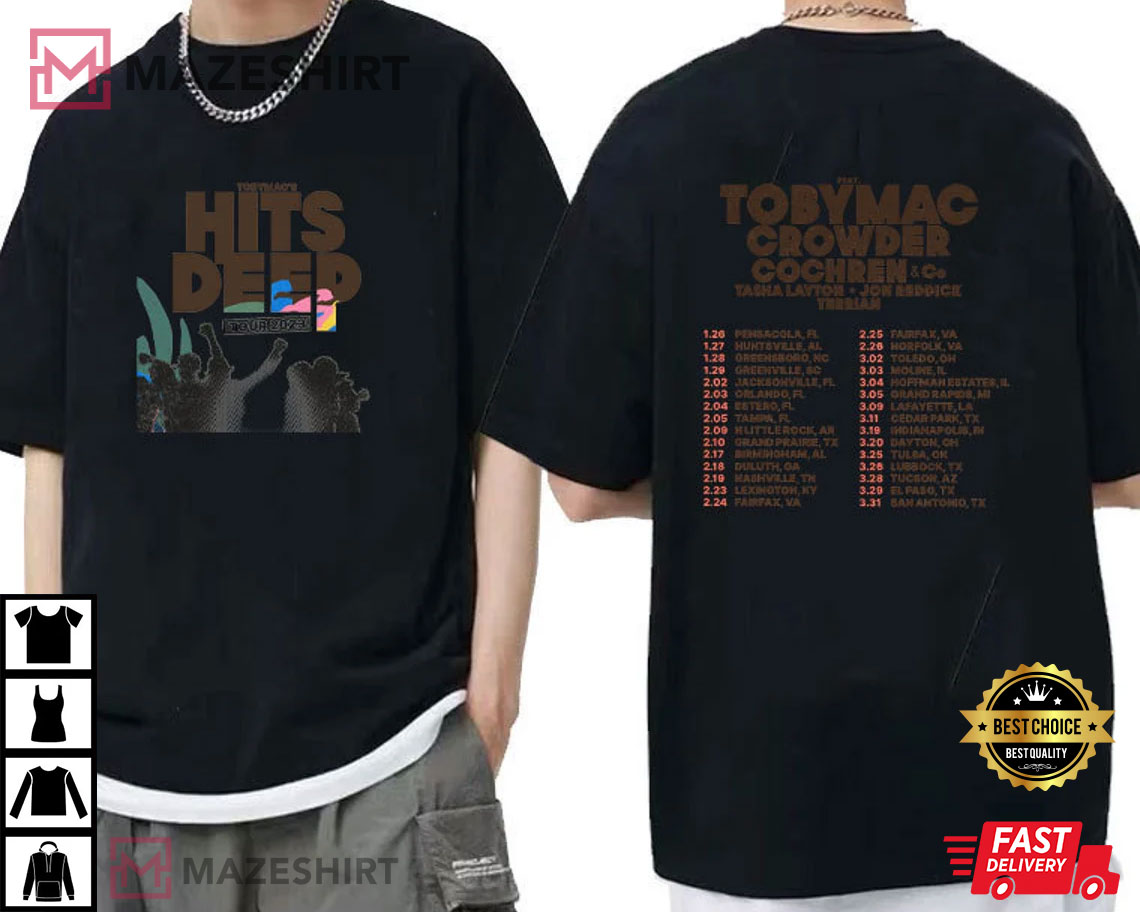 TobyMac And Hits Deep Tour 2023 Gift For Fans T-shirt