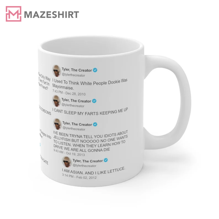 Tyler The Creator's Greatest Hits Twitter Personalized Mug