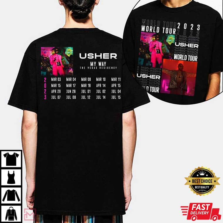 Usher My Way The Vegas Residency Tour T-Shirt