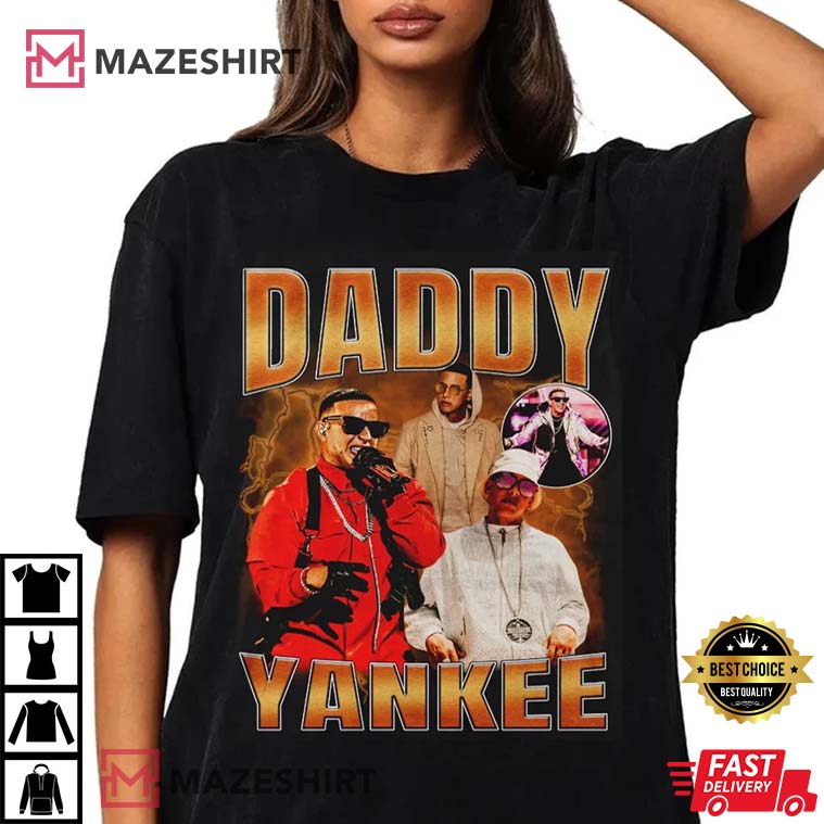 Vintage Daddy Yankee Rapper Gift For Fan T-Shirt