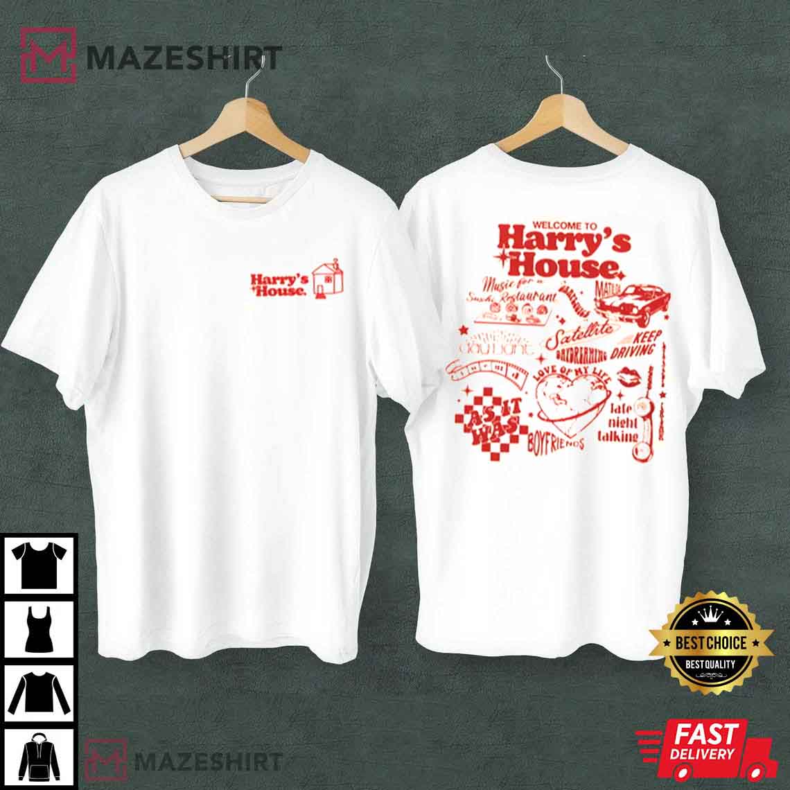 Vintage Harry's House Track 2, Love On Tour Best T-Shirt