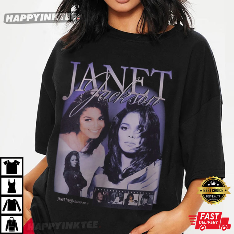 Vintage Janet Jackson Fan Gift T-Shirt