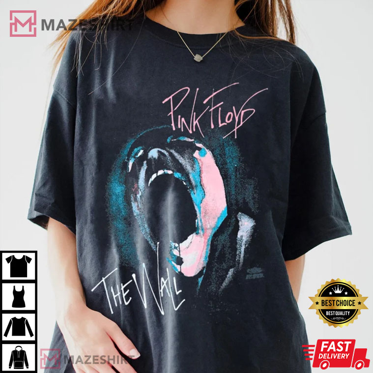 Vintage Pink Floyd The Wall Rock Best T-Shirt