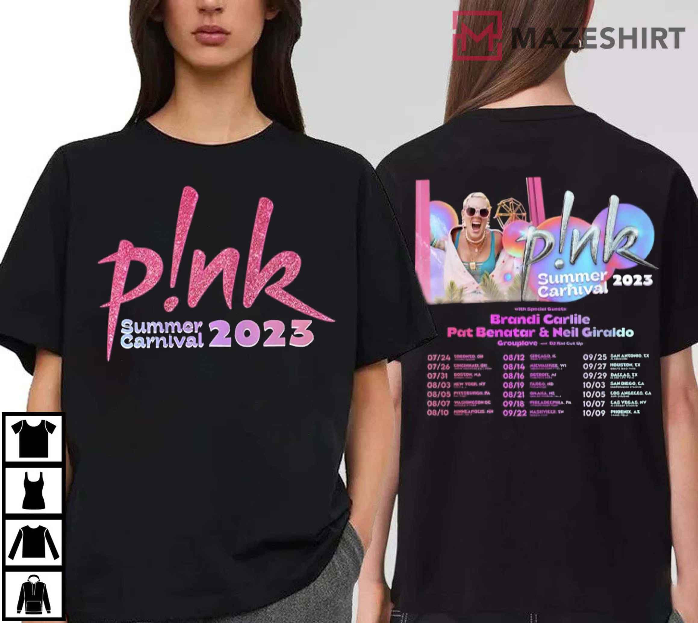 Vintage P!nk Summer Carnival Tour 2023 Gift For Fan T-Shirt