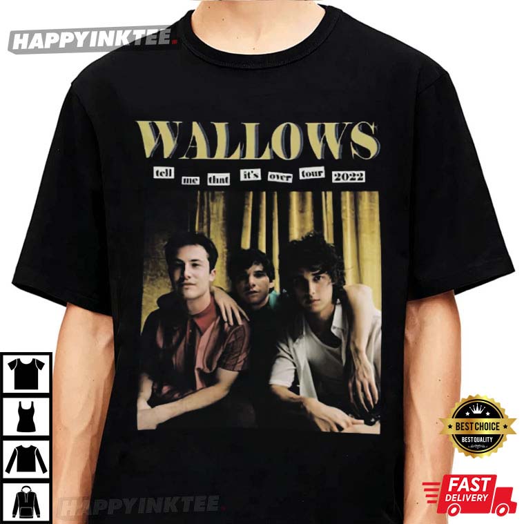 Wallows Music Tour 2022 Vintage Style Black T-Shirt - Bring Your Ideas, Thoughts And Imaginations Into Reality Today