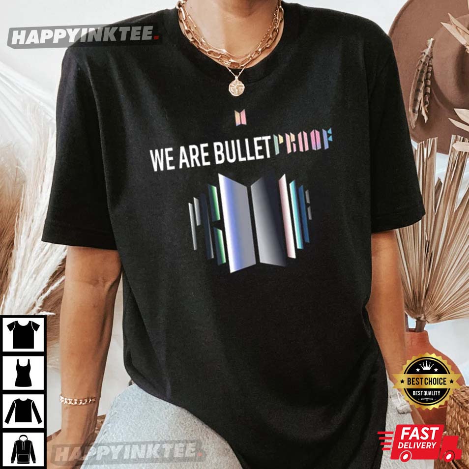 We Are Bulletproof BTS, BTS Proof Album Logo Gift For Fan T-shirt