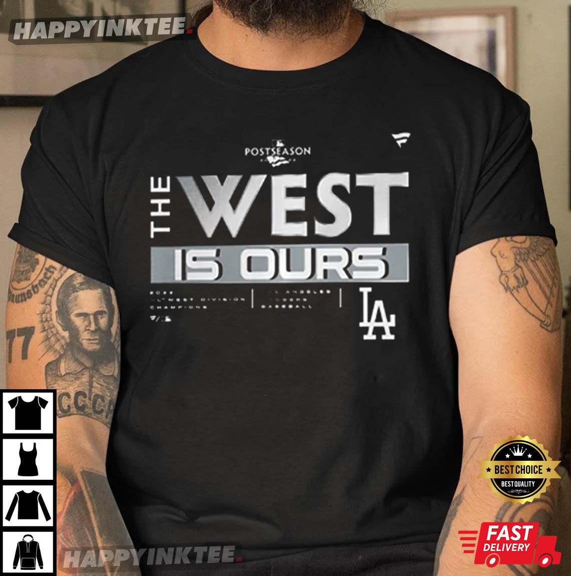 We Own The West Champions LA Dodger T-Shirt