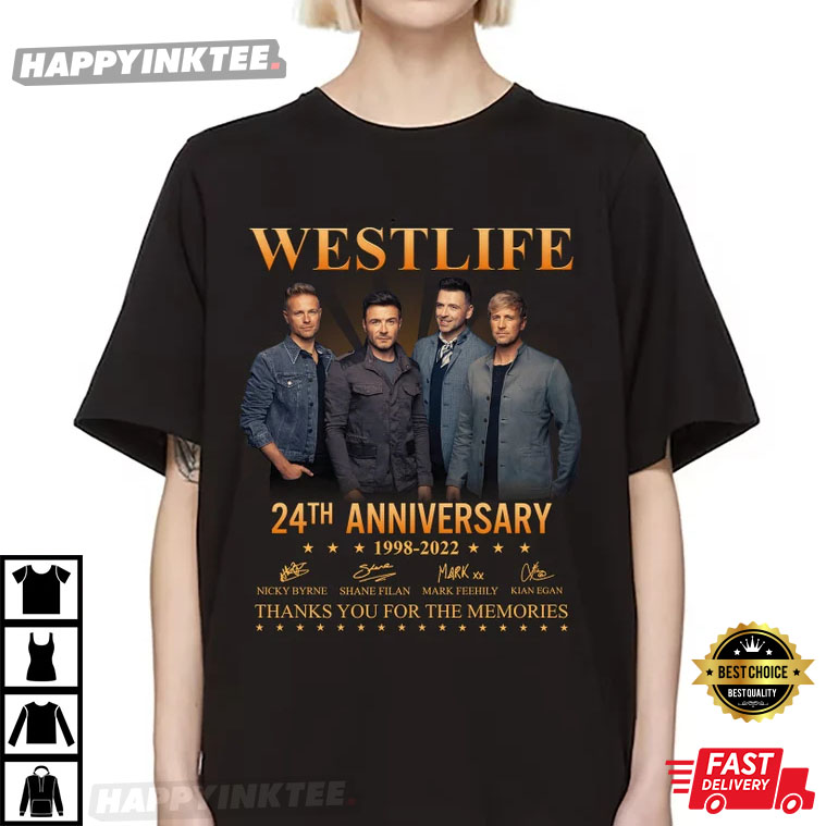 Westlife, Westlife The Wild Dreams Tour Concert Gift T-Shirt