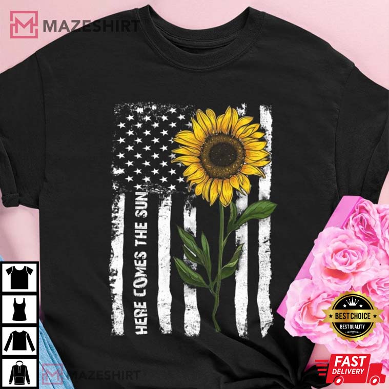 Wildflower Here Comes The Sun Gift T-Shirt