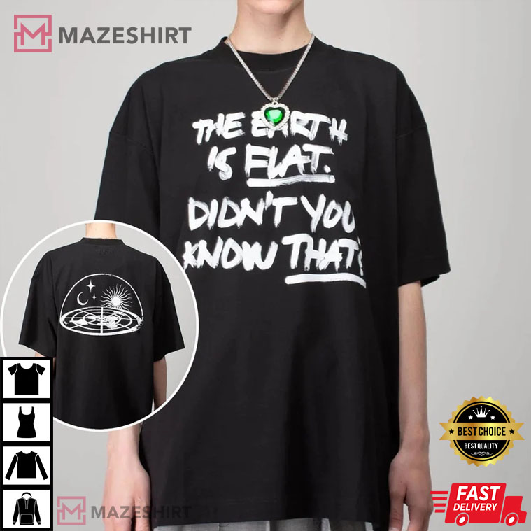 Yoongi BTS, The Earth Is Flat Didn't You Know That Best T-Shirt