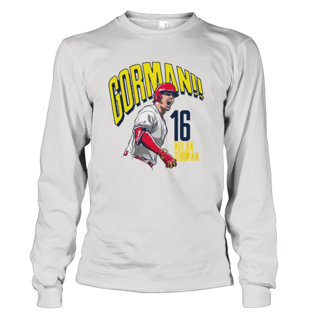 Nolan gorman go-ahead gorman shirt, hoodie, sweater, long sleeve