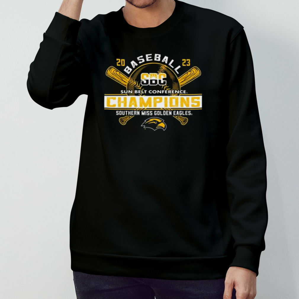 Southern Miss Golden Eagles 2023 Sun Belt Baseball Conference Champions  Shirt - Bring Your Ideas, Thoughts And Imaginations Into Reality Today