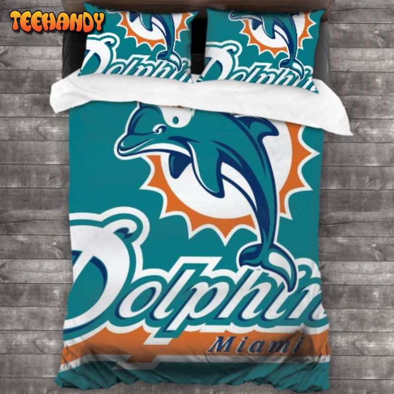 NFL Miami Dolphins Twin & Full Comforter Set, 1 Each